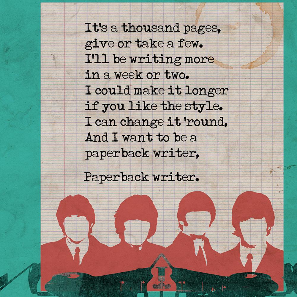 Paperback Writer - Beatles Music Print - Image 4