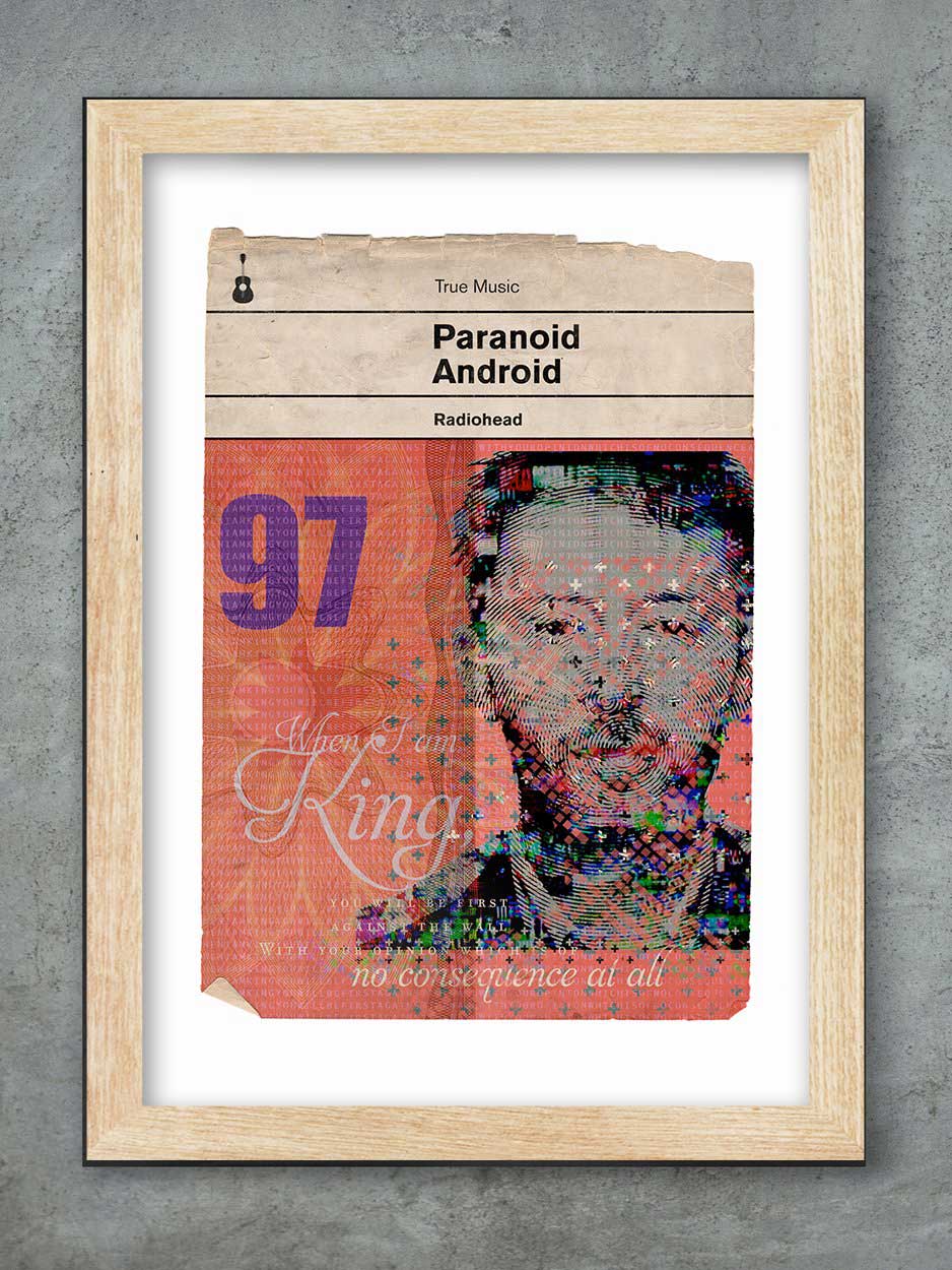 Paranoid Android - Radiohead Music Print - Image 3