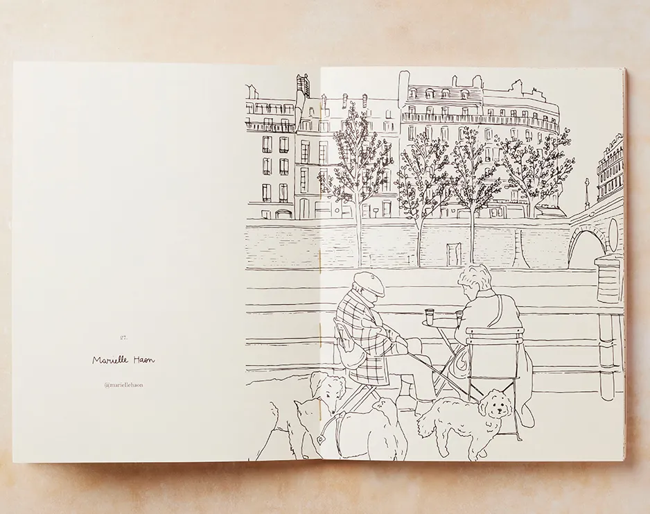 Paris - Beautiful Parisian Images to Colour - Image 3