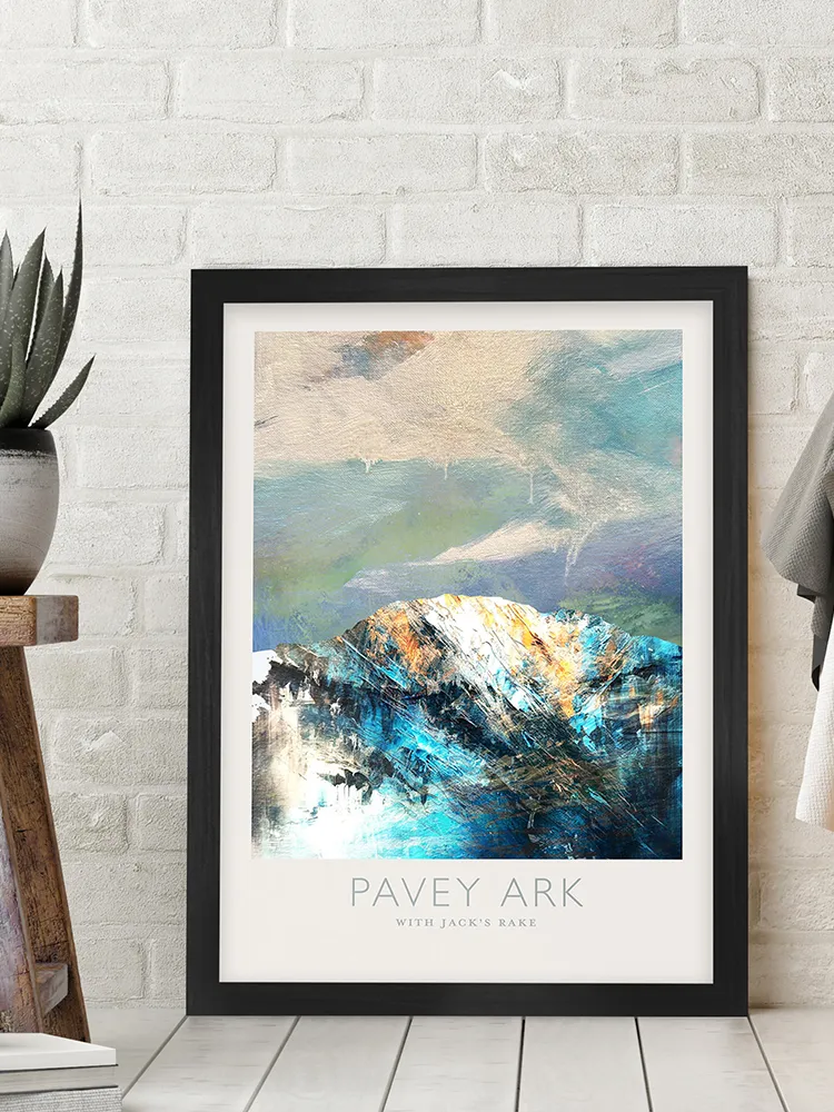 Pavey Ark with Jack's Rake - Lake District Print - Image 5