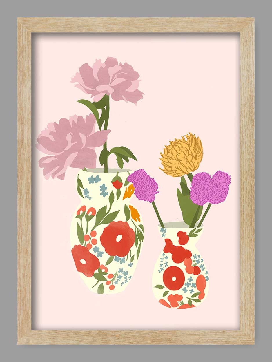 Pink Bloom Print - Image 3