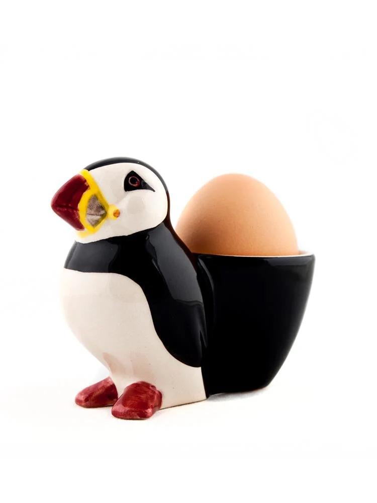 Puffin Egg Cup by Quail Ceramics