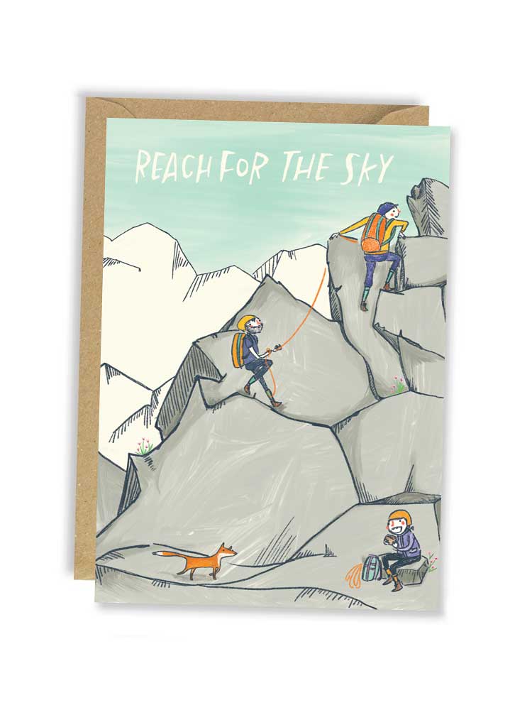 'Reach For The Sky' -  Blank Greeting Card