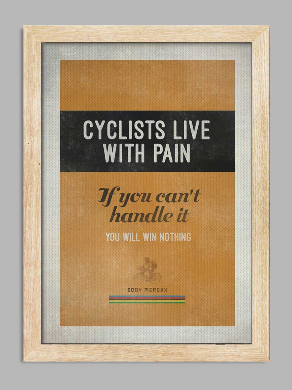 Eddie Merckx Quote - Cycling Print - Image 3