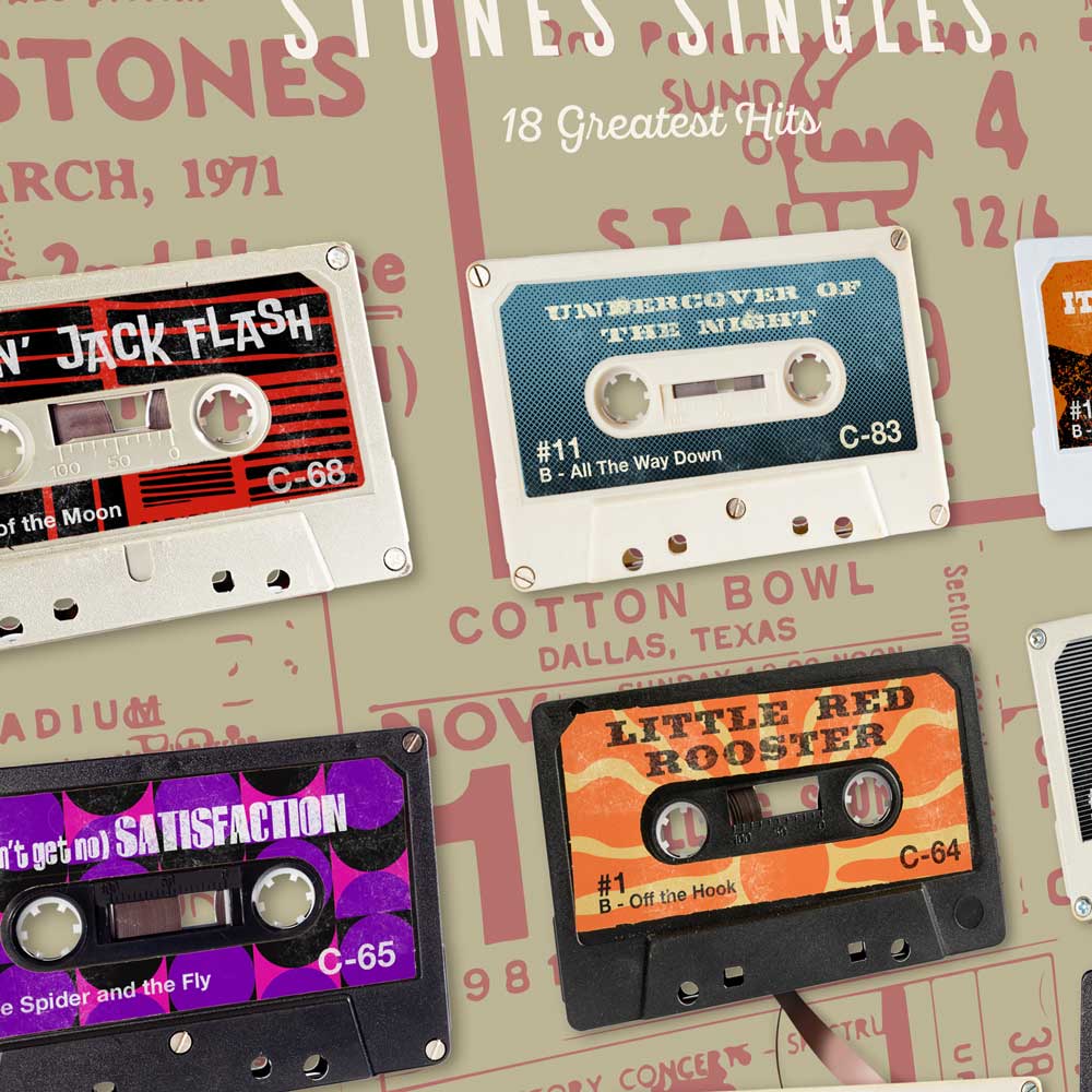 Rolling Stones Tapes - Cassette Music Print - Image 5
