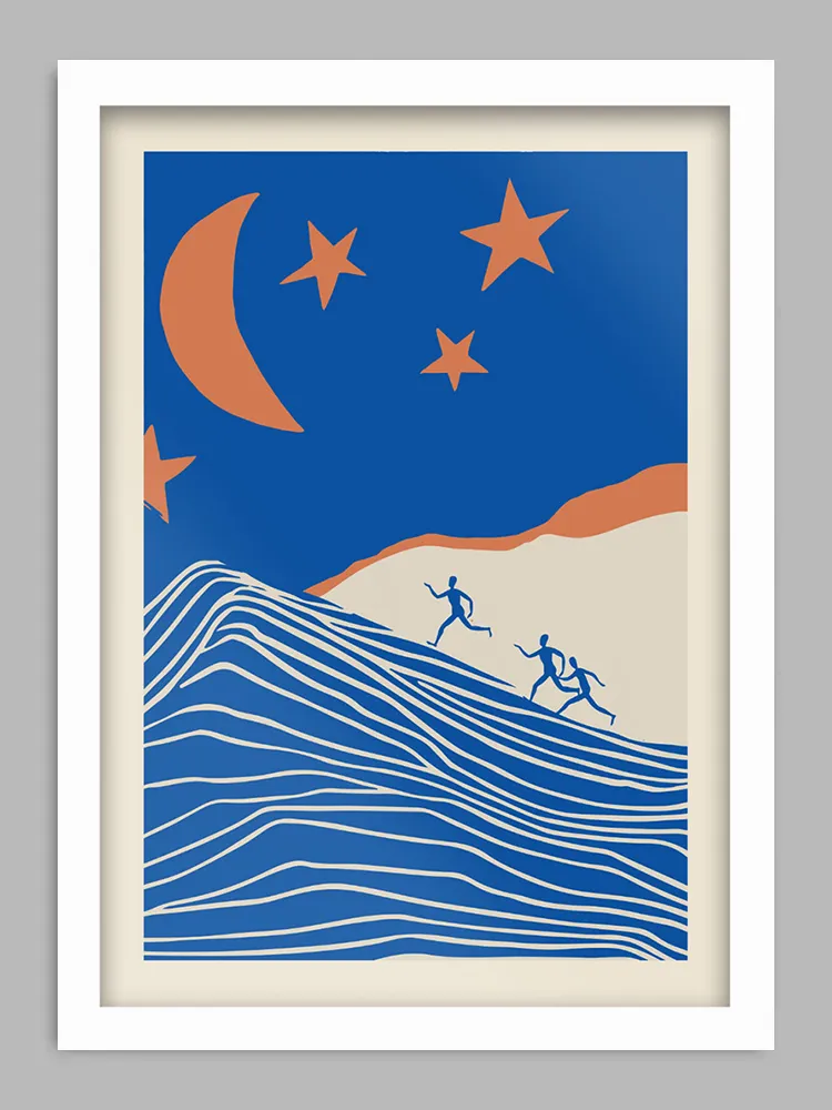 Running The Trail Print - Image 2