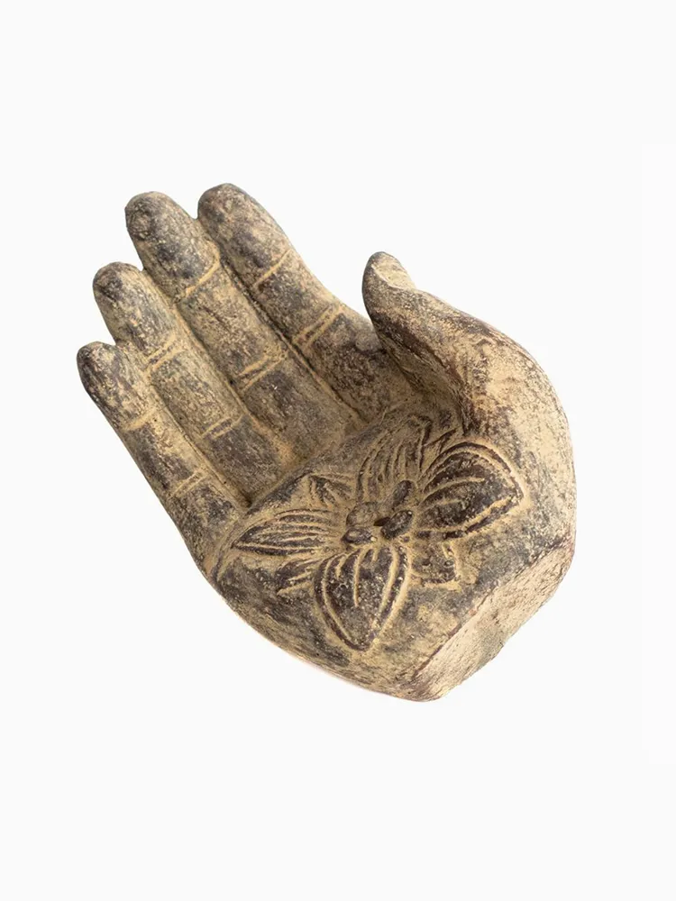 Sandstone Palm Incense Holder