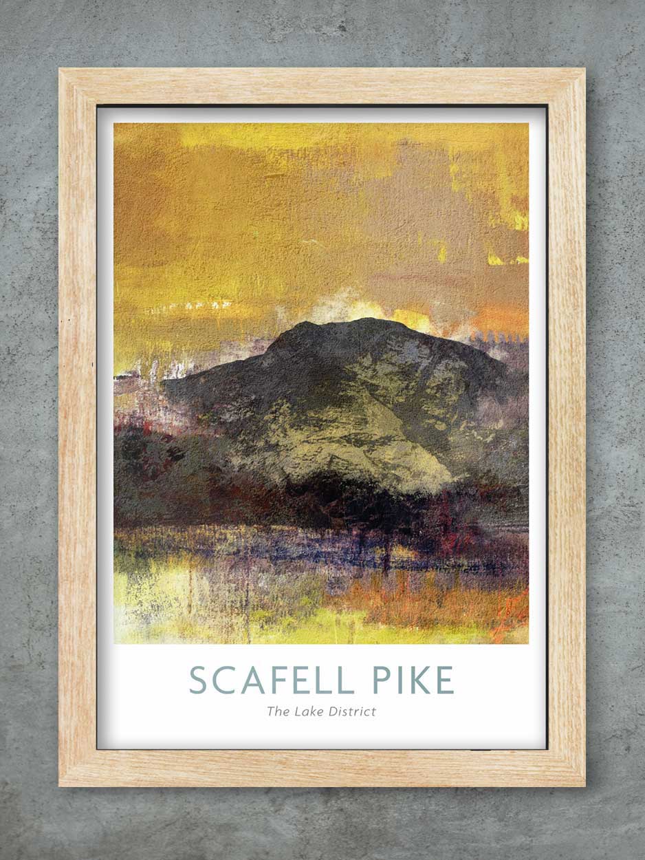 Scafell Pike - 3 Peaks Challenge Print - Image 3