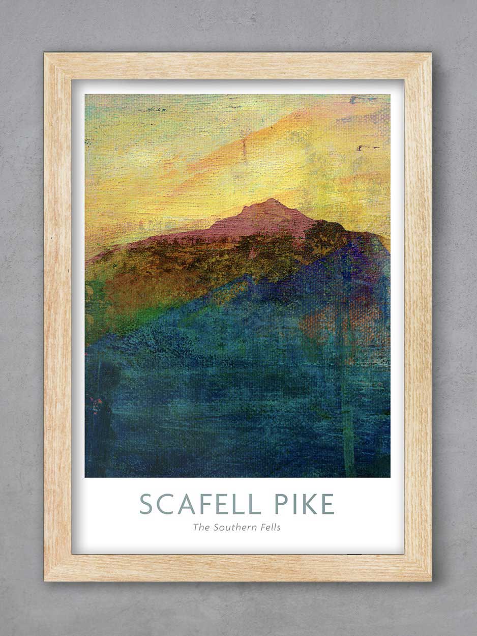 Scafell Pike Abstract - Lake District Print - Image 3