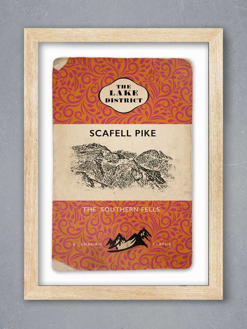 Scafell Pike Cumbrian Classic - Lake District Print - Image 3