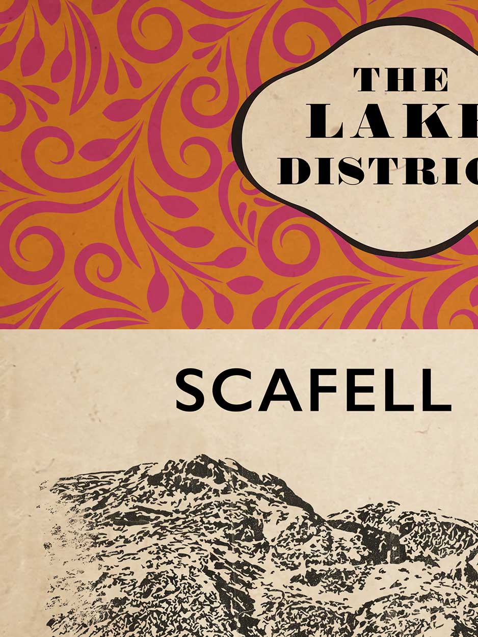 Scafell Pike Cumbrian Classic - Lake District Print - Image 4