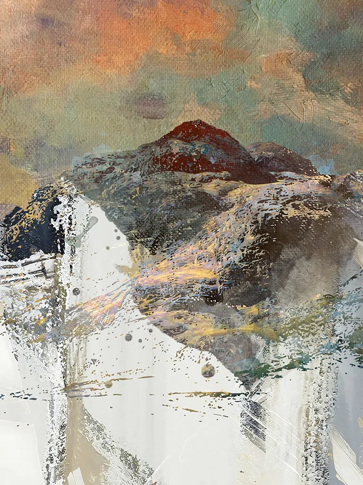 Scafell Pike From Eskdale - Lake District Print - Image 4