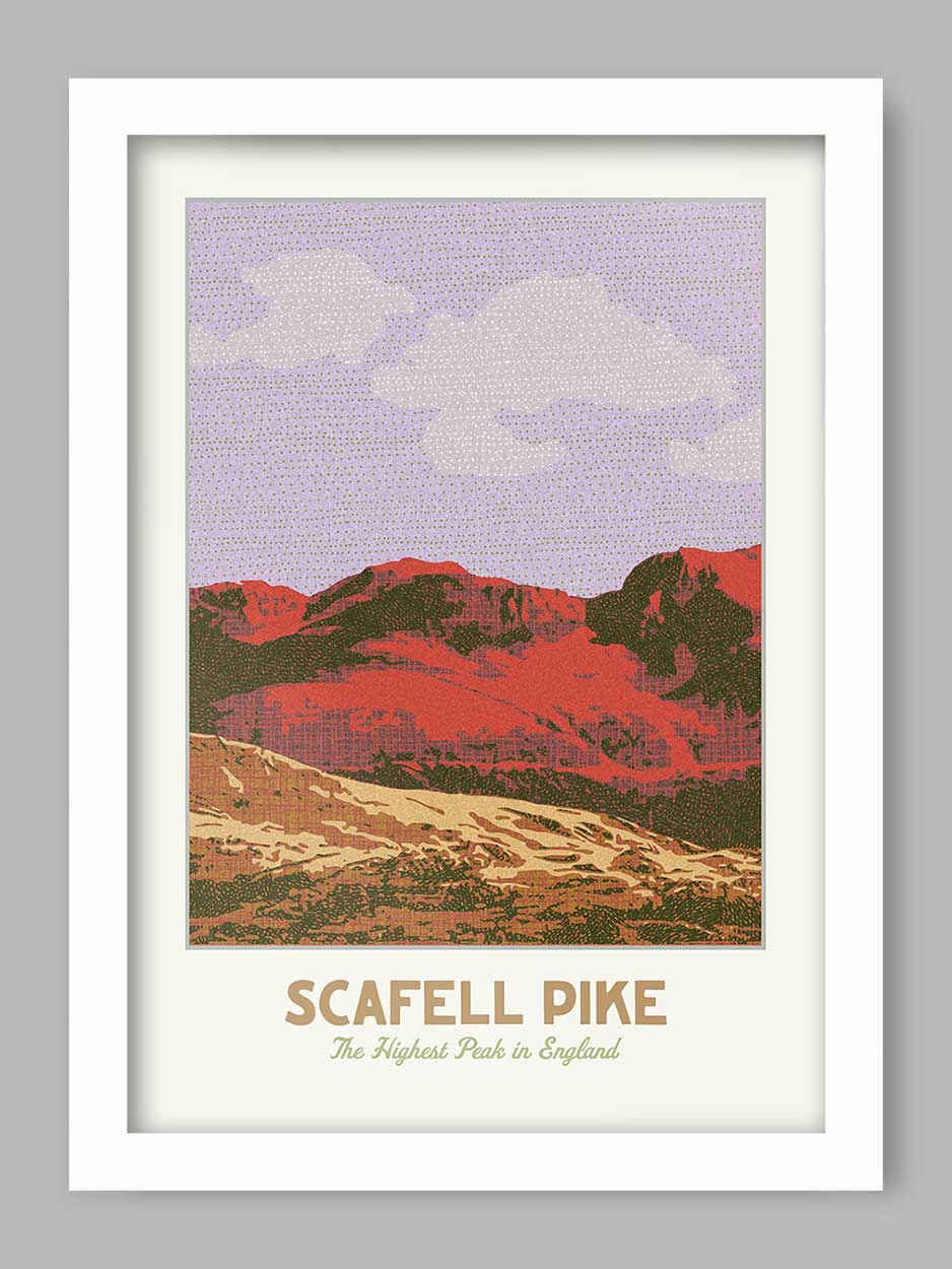 Scafell Pike, The Highest Peak in England - Lake District Print - Image 2