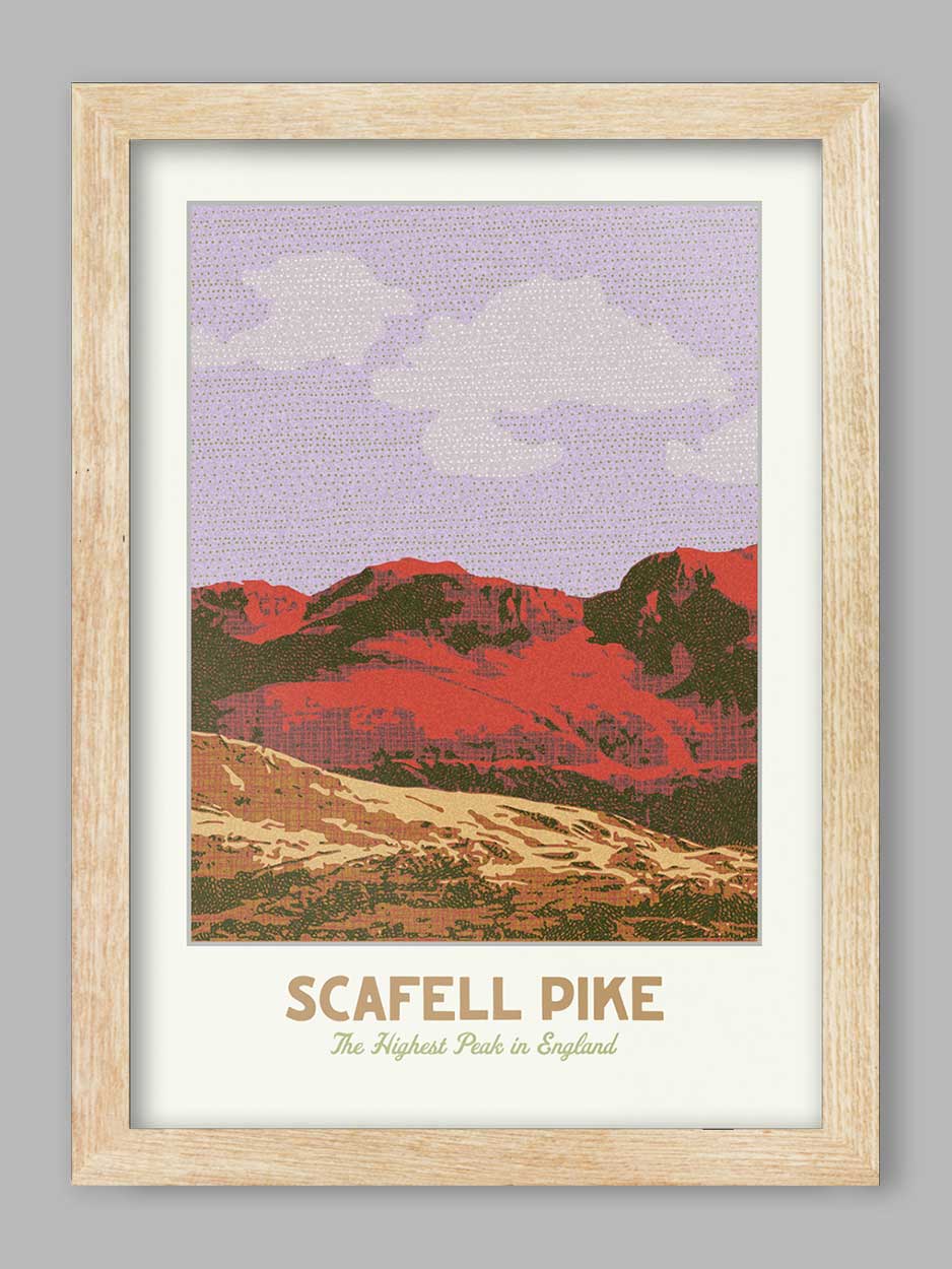 Scafell Pike, The Highest Peak in England - Lake District Print - Image 3