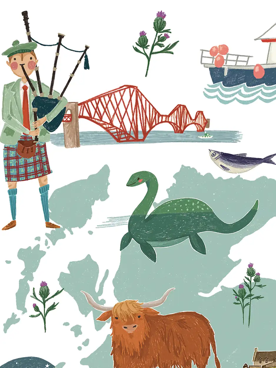 Scotland Loves You Print - Image 4
