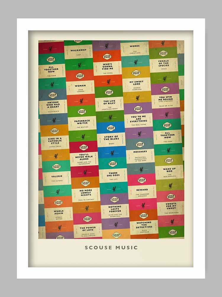 Scouse Music - Liverpool Music Print - Image 2