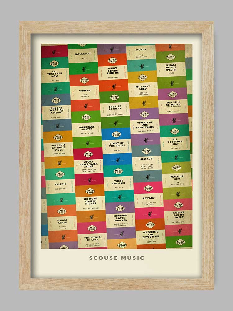 Scouse Music - Liverpool Music Print - Image 3