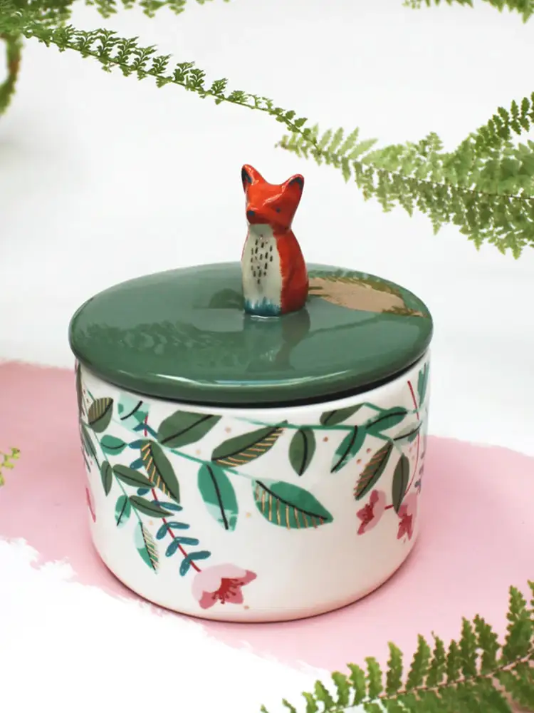Secret Garden Fox Jar