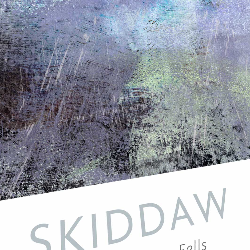 Skiddaw Abstract - Lake District Print - Image 5