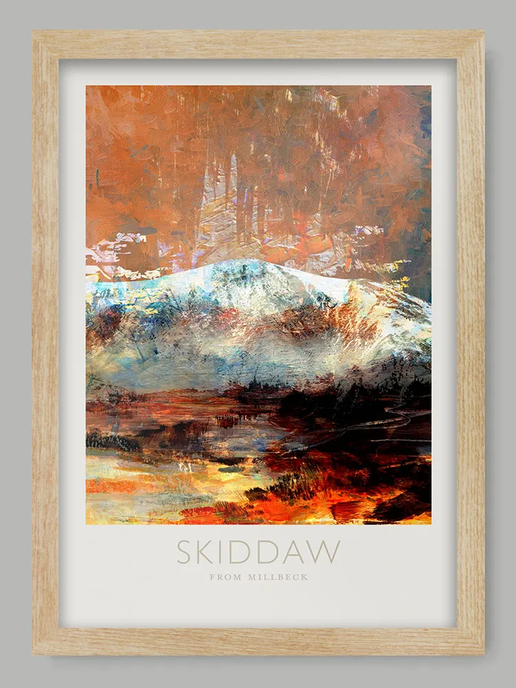 Skiddaw From Millbeck - Lake District Print - Image 3