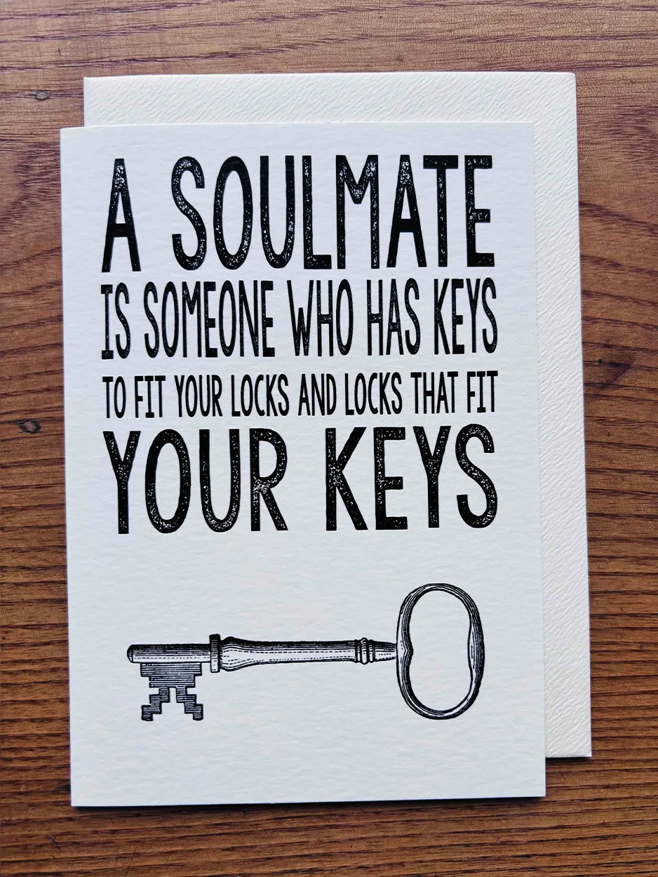Soulmate Card - Blank for your own message