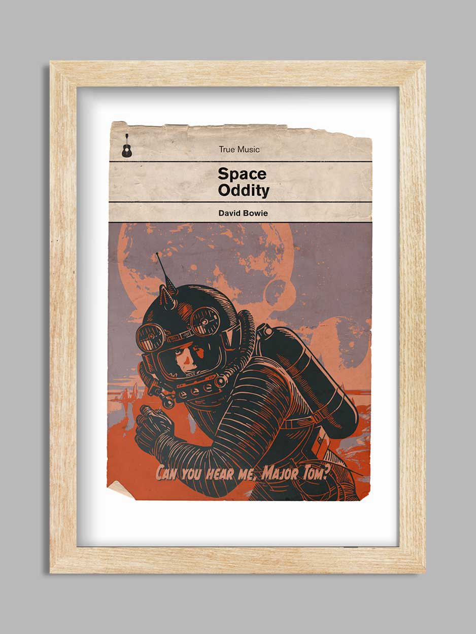 Space Oddity - David Bowie Music Print - Image 3