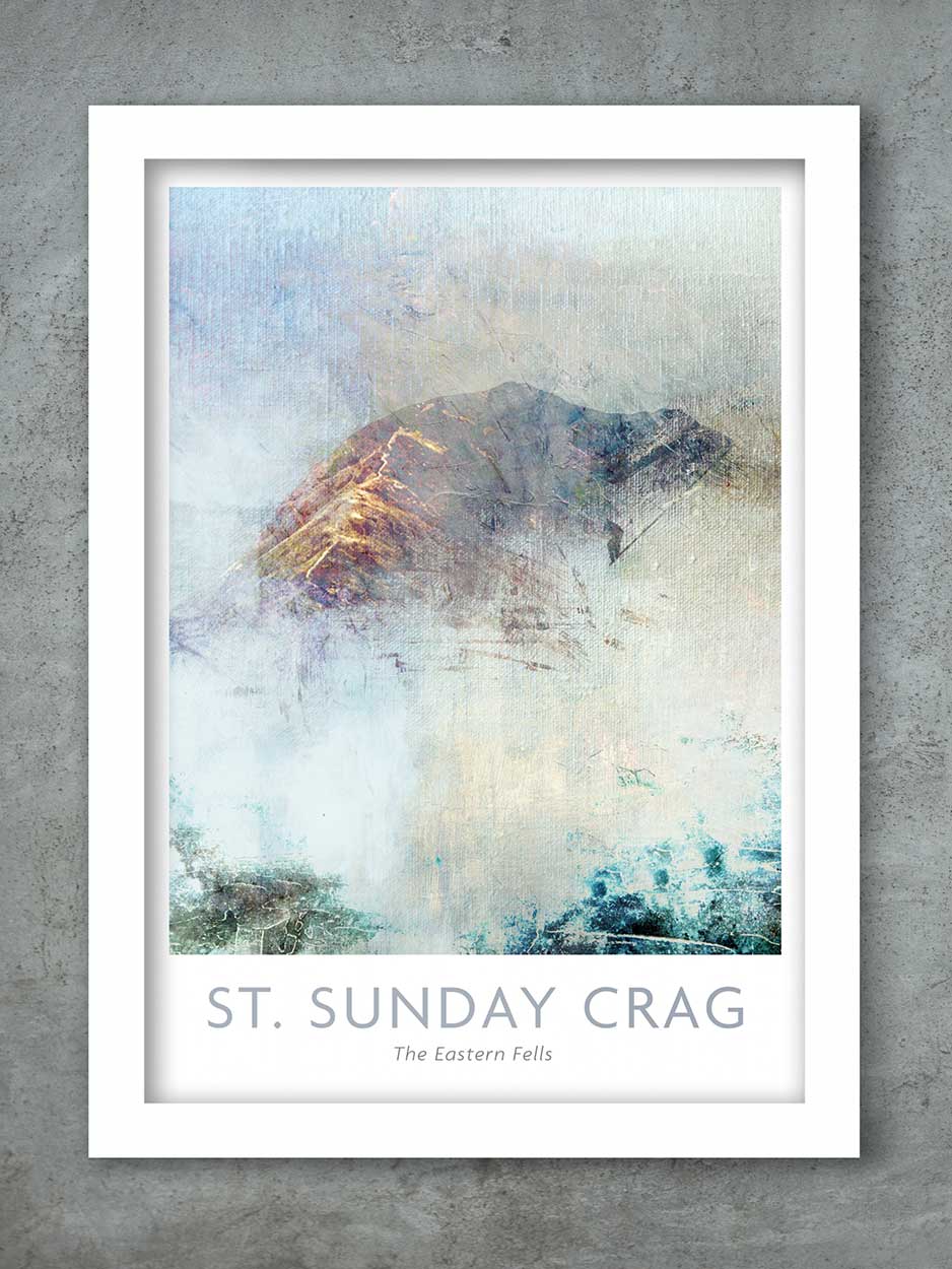 St.Sunday Crag Abstract - Lake District Print - Image 2