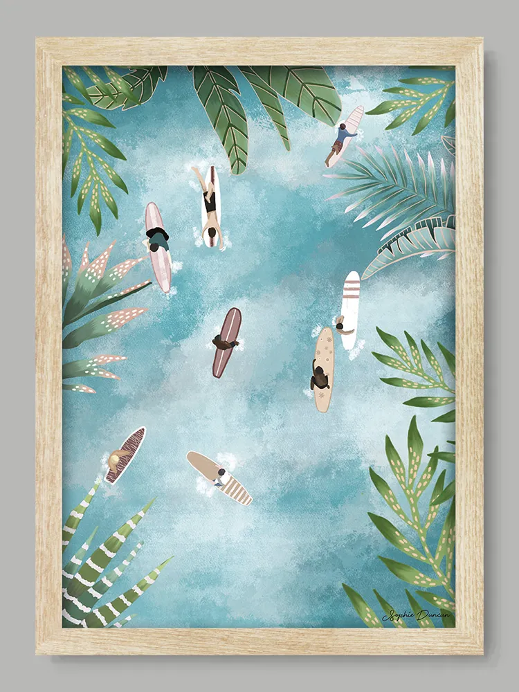 Surfers Print - Image 3