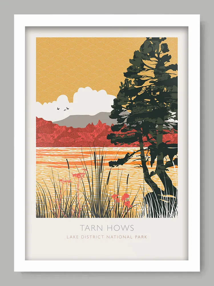 Tarn Hows Reflections - Lake District Print - Image 2