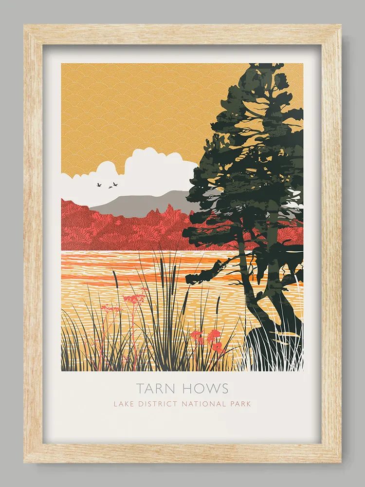 Tarn Hows Reflections - Lake District Print - Image 3