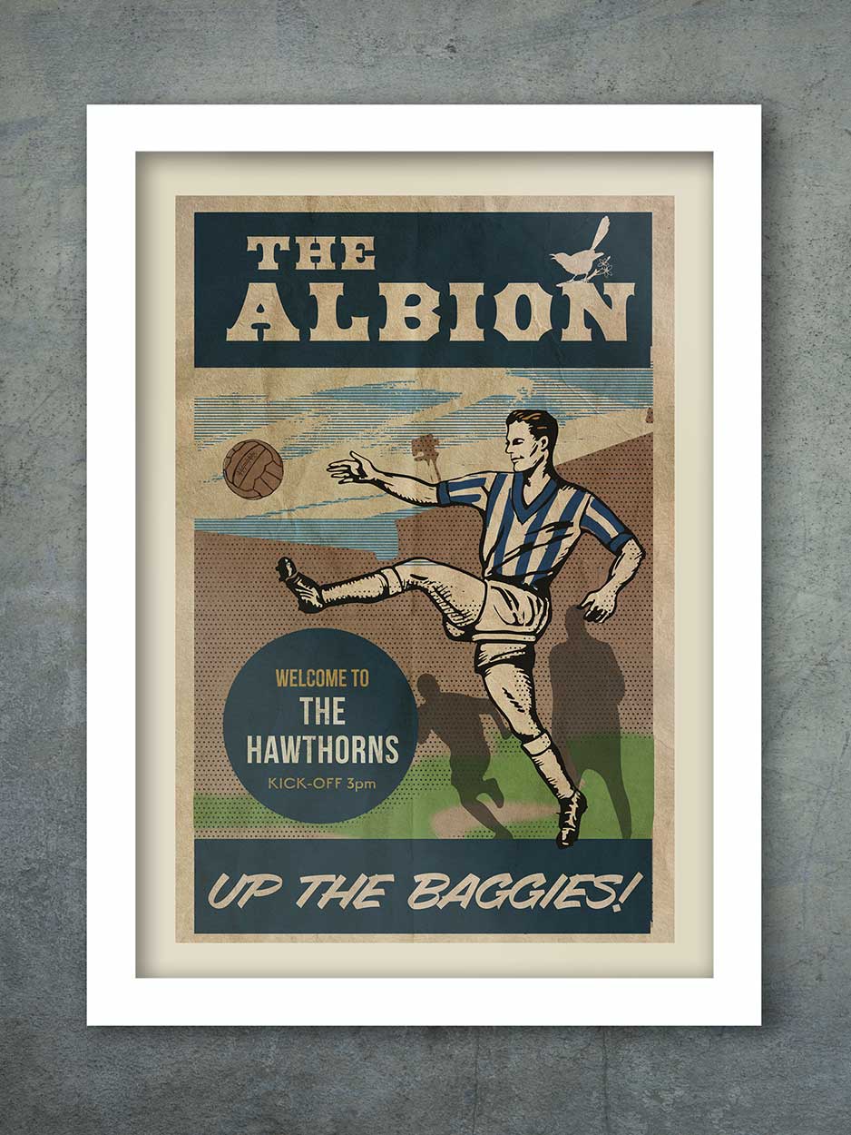 The Albion, West Bromwich Albion - Football Print - Image 2