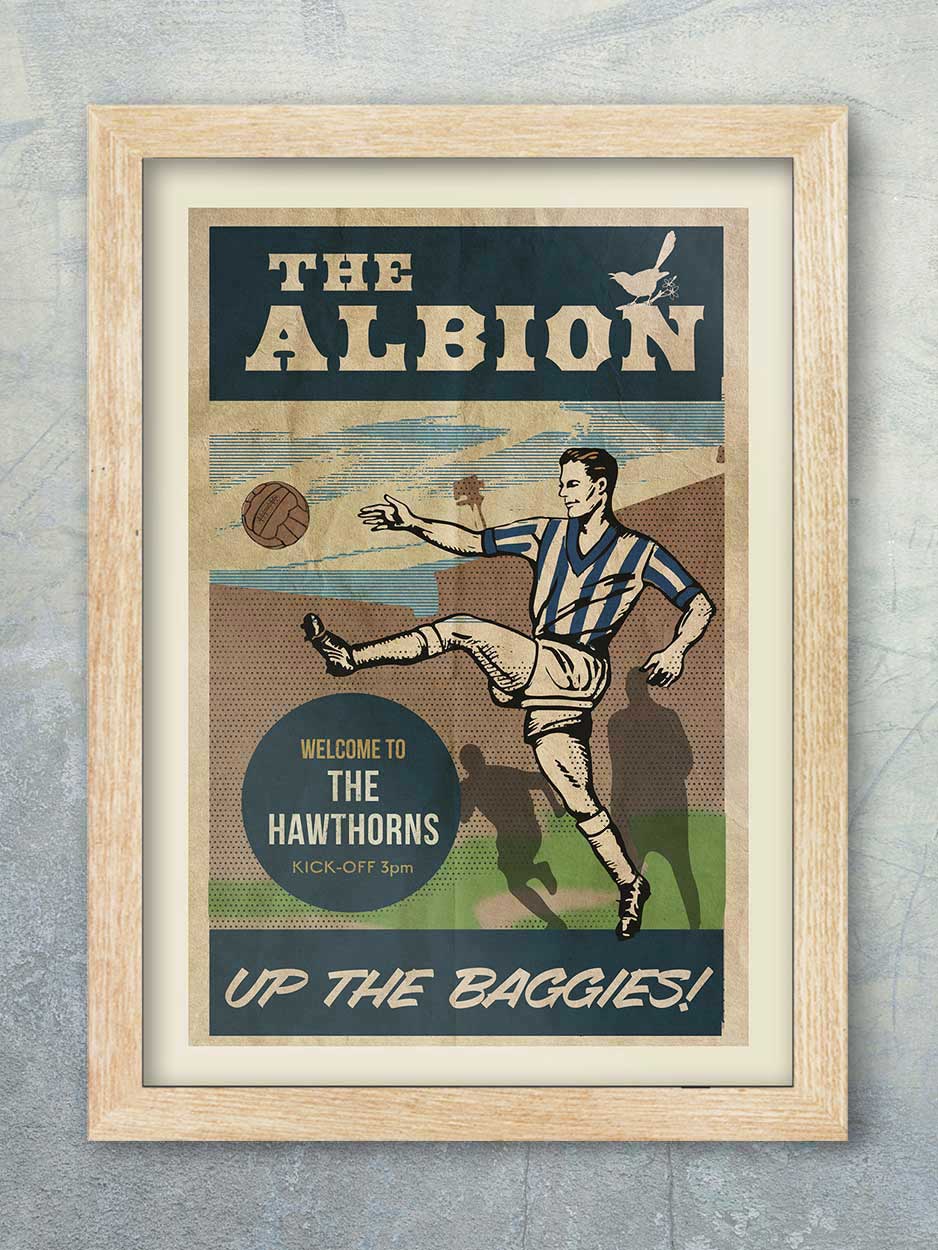 The Albion, West Bromwich Albion - Football Print - Image 3