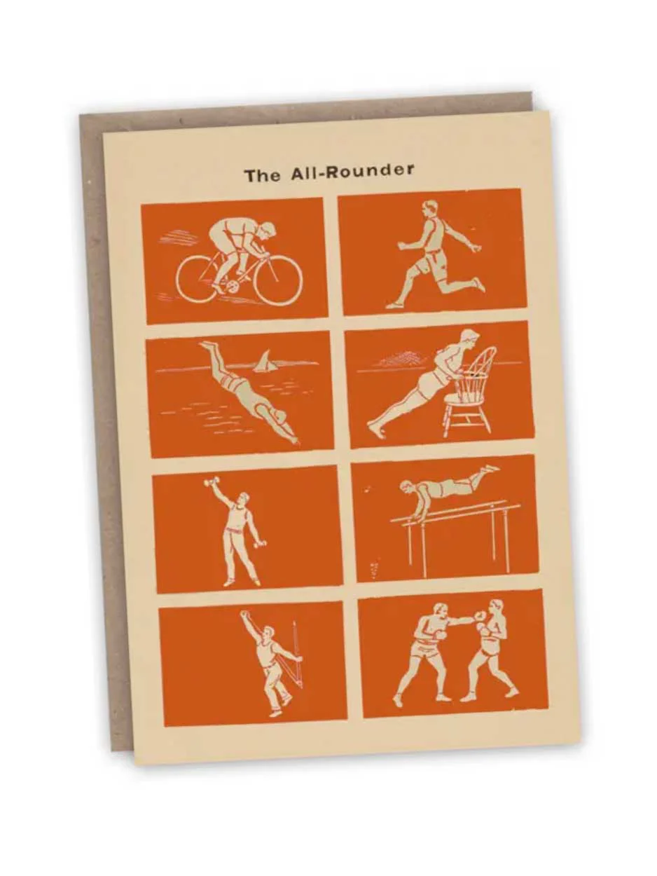 The 'All-Rounder' - Blank Greeting Card