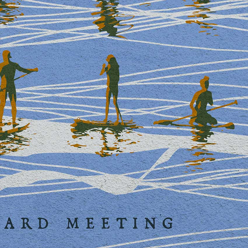 The Board Meeting - Paddleboarding Poster Print - Image 4