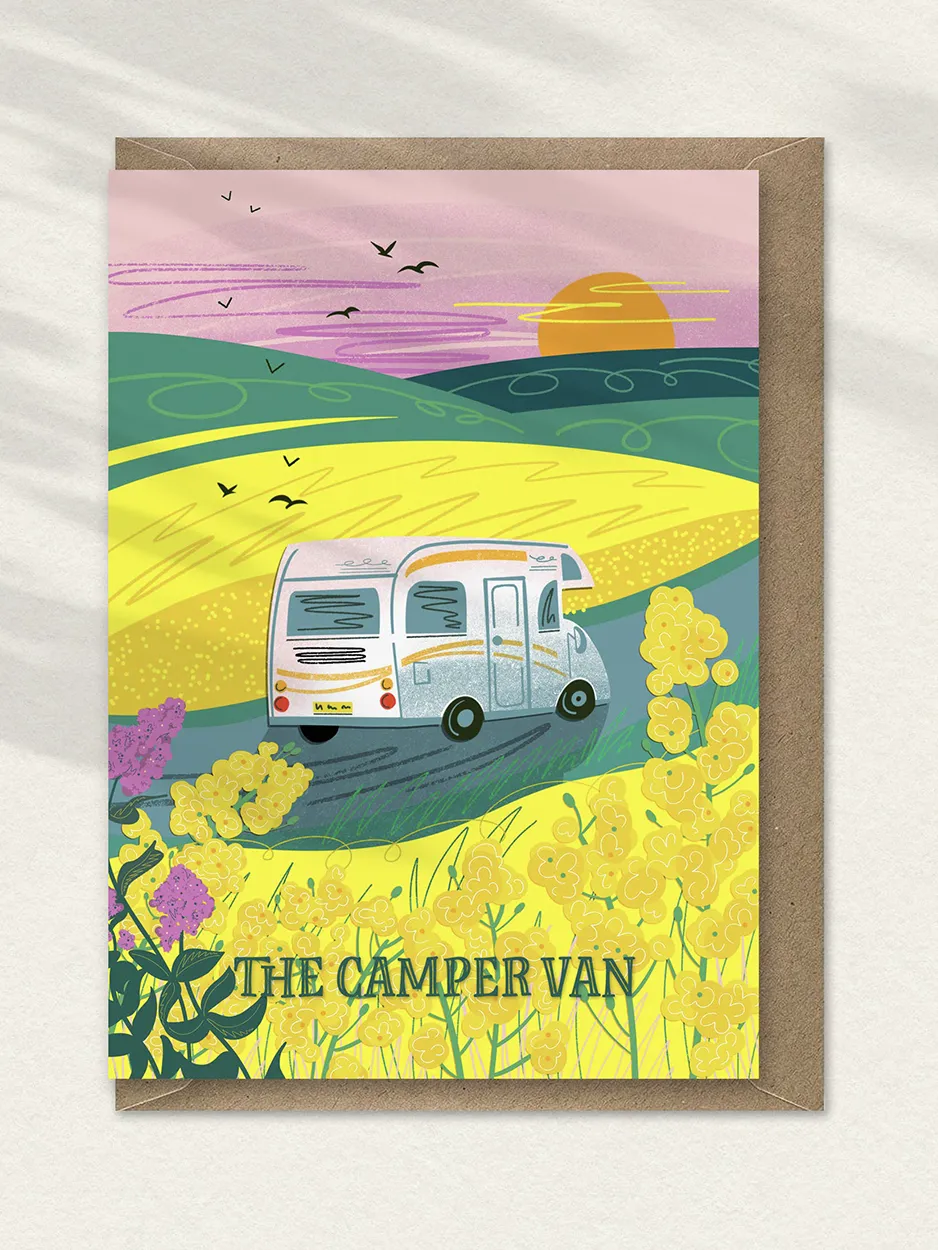 The Camper Van Greeting Card