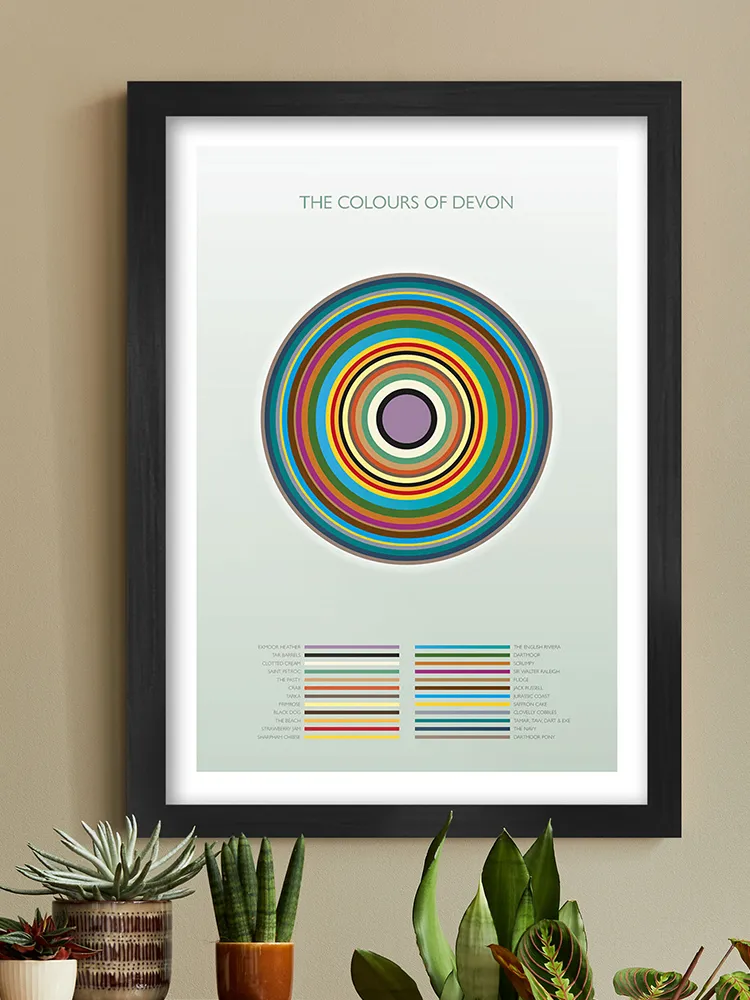 The Colours of Devon Print - Image 5