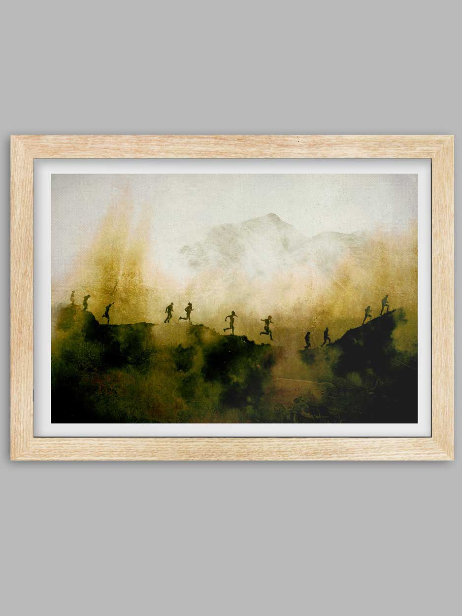 Fell Runners Print - Image 3