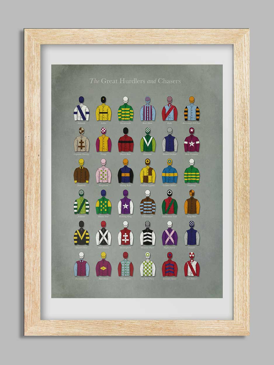 The Great Hurdlers and Chasers - Horse Racing Print - Image 3