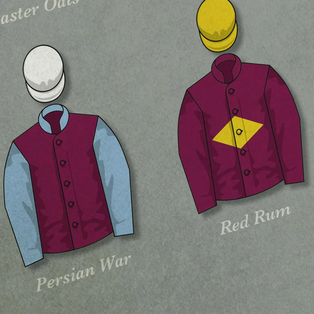 The Great Hurdlers and Chasers - Horse Racing Print - Image 4