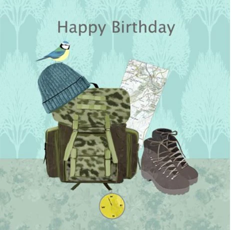 The Great Outdoors Birthday Card - Blank Greeting Card