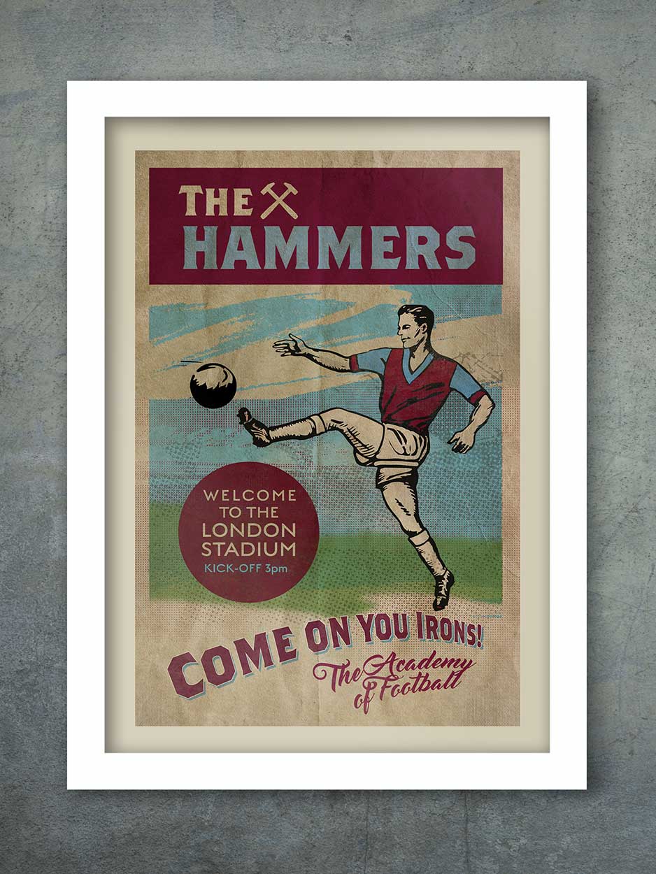 The Hammers, West Ham United - Football Print - Image 2