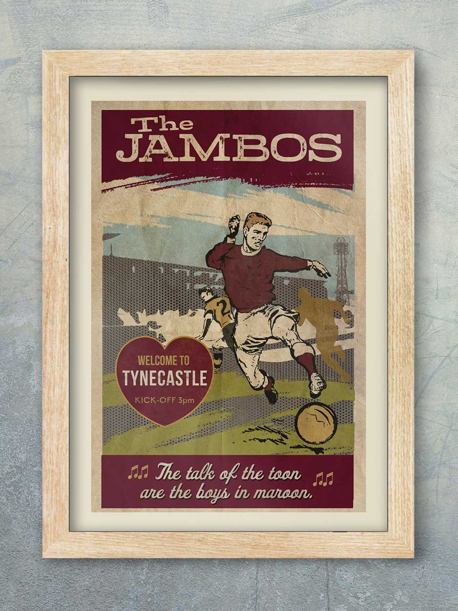 The Jambos, Hearts - Football Print - Image 3