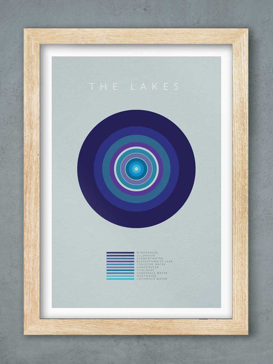The Lakes Modernist - Lake District Print - Image 3