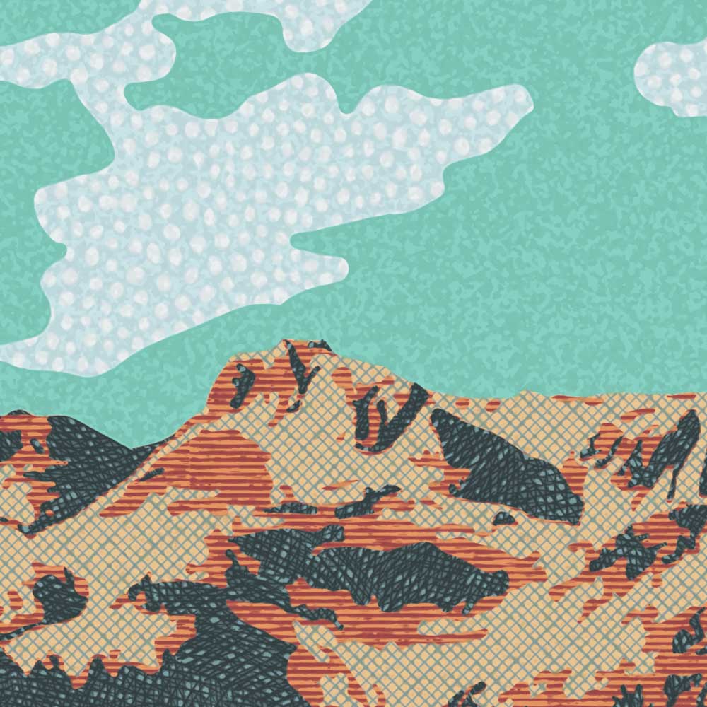 The Langdale Pikes, Central Fells - Lake District Print - Image 4