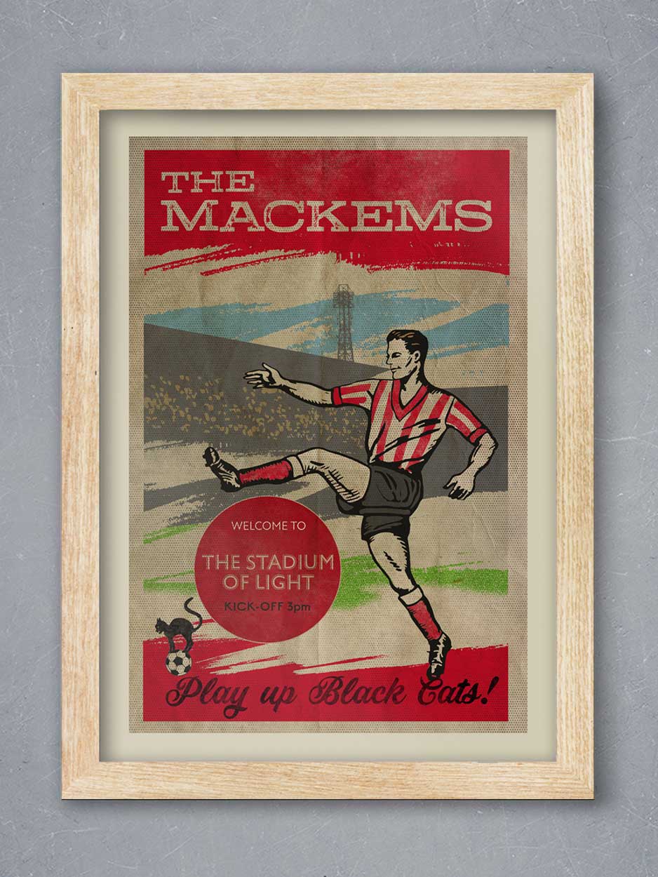 The Mackems, Sunderland - Football Print - Image 3