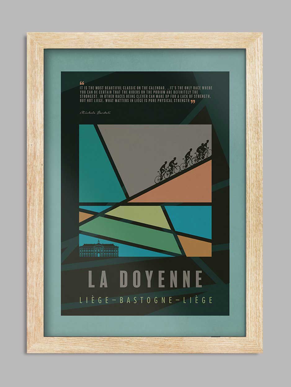 Liège–Bastogne–Liège, The Monuments - Cycling Print - Image 3