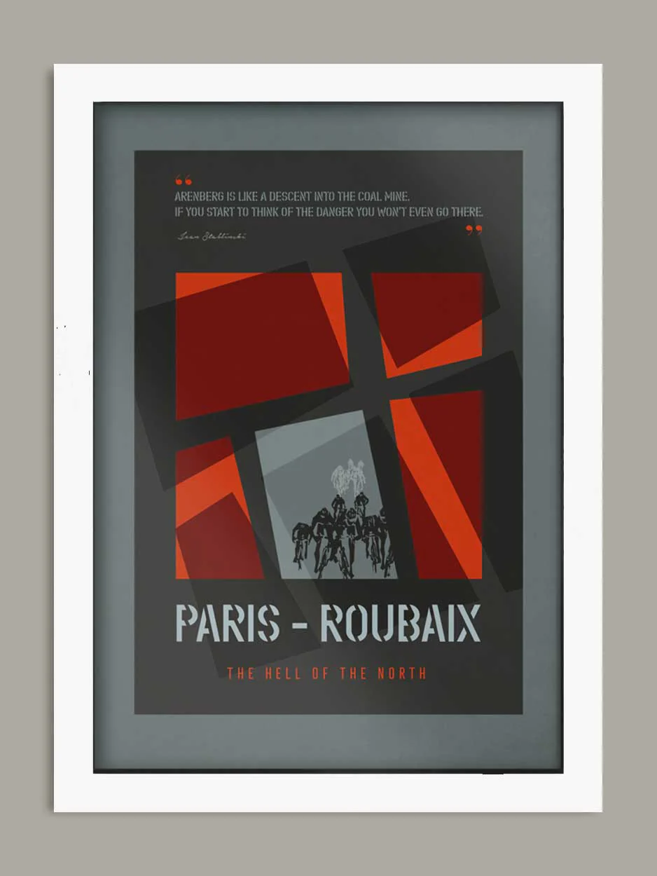 Paris Roubaix, The Monuments - Cycling Print - Image 2