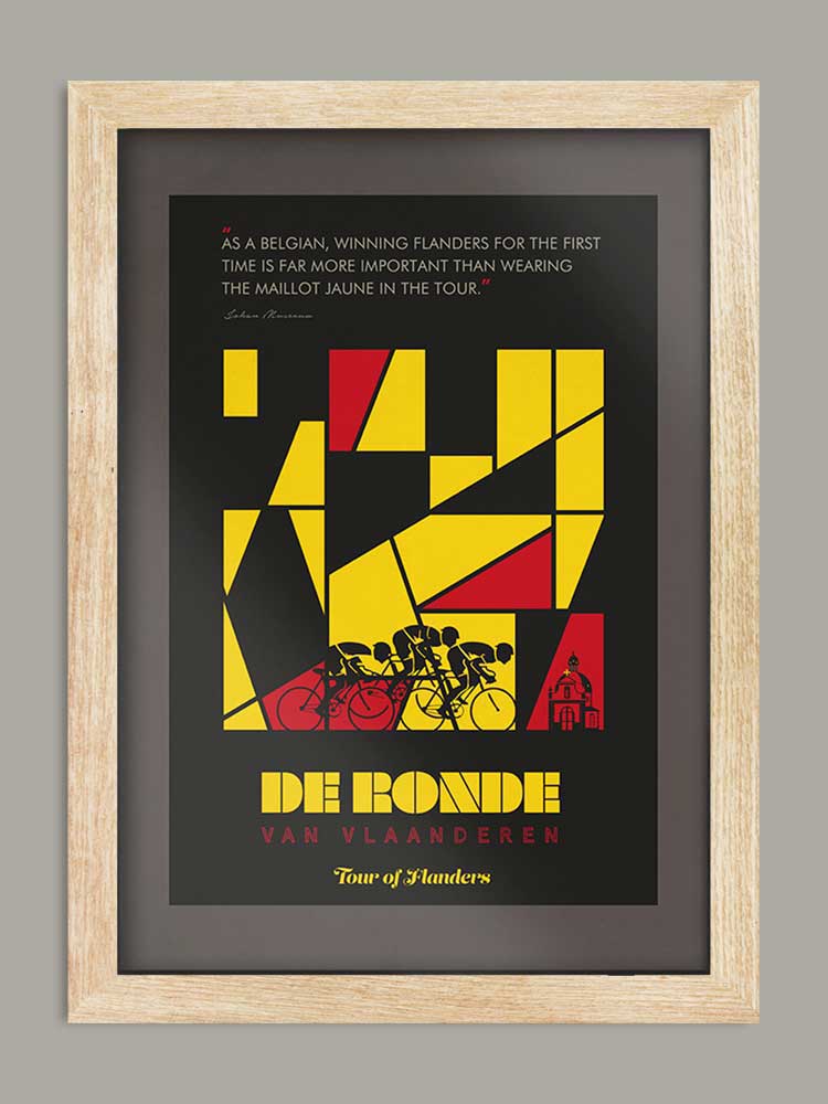 Tour of Flanders, The Monuments - Cycling Print - Image 3
