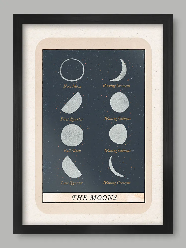 The Moons Print