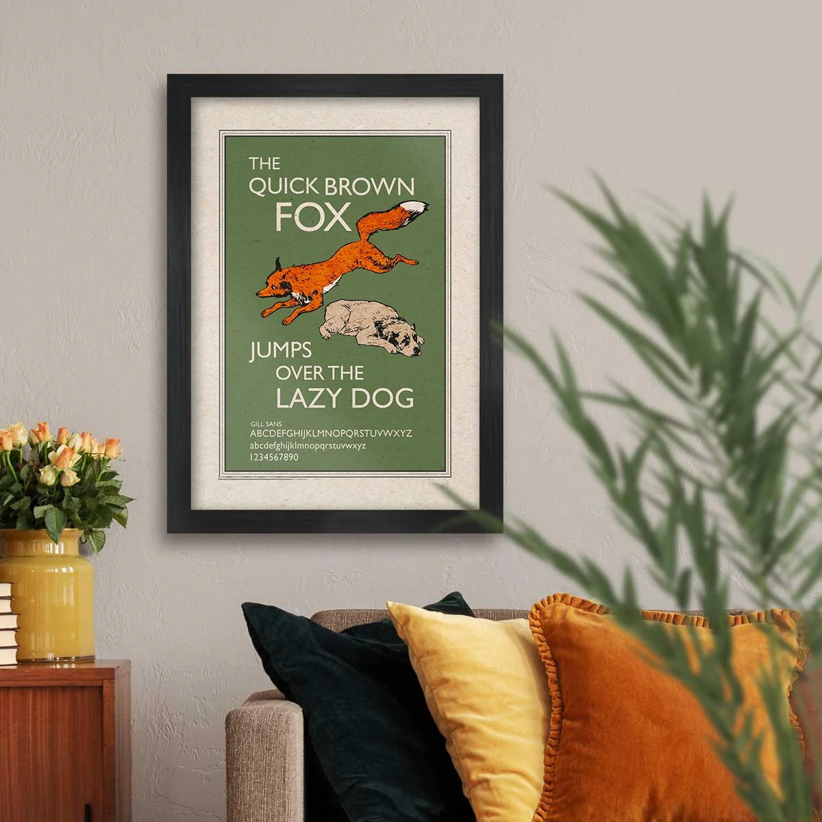 The Quick Brown Fox Print - Image 5